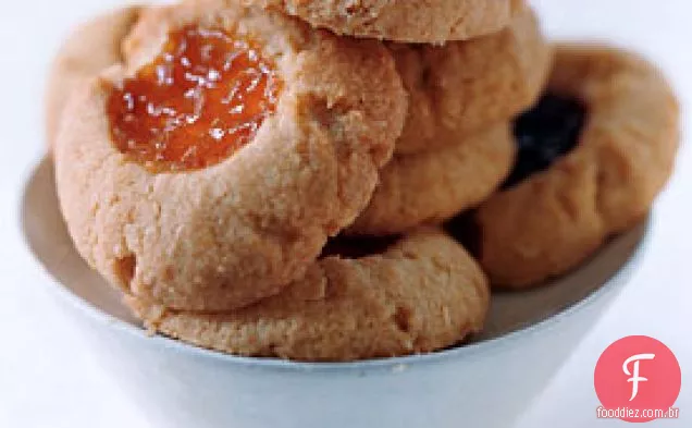 Biscoitos De Impressão Digital De Amêndoa