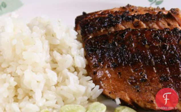 Salmão grelhado