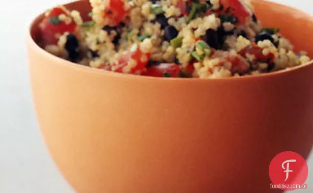Feijão preto e tomate Quinoa