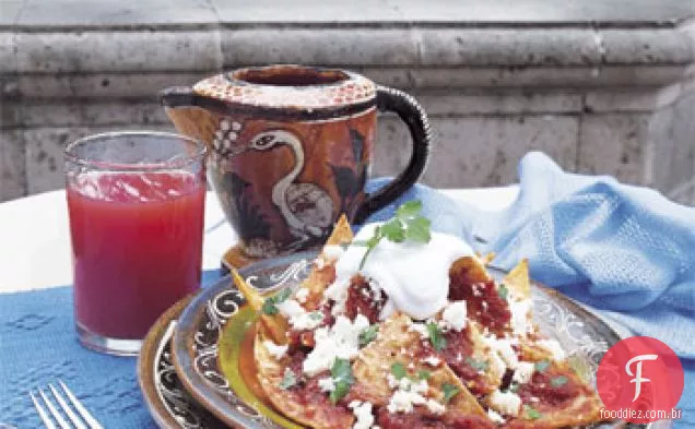 Chilaquiles em molho Chipotle