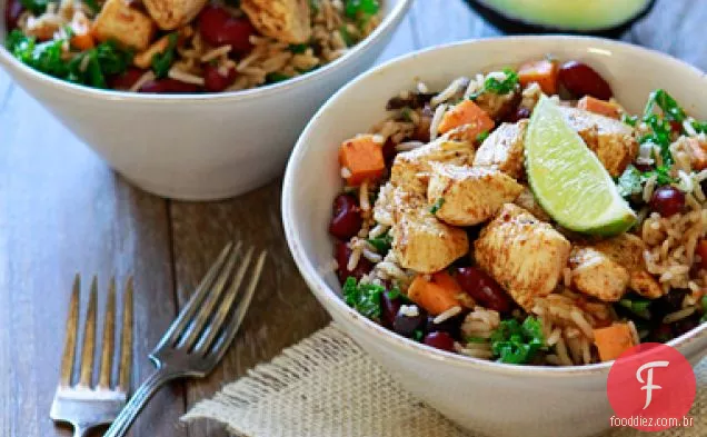 Cair Tigelas De Arroz Mexicano