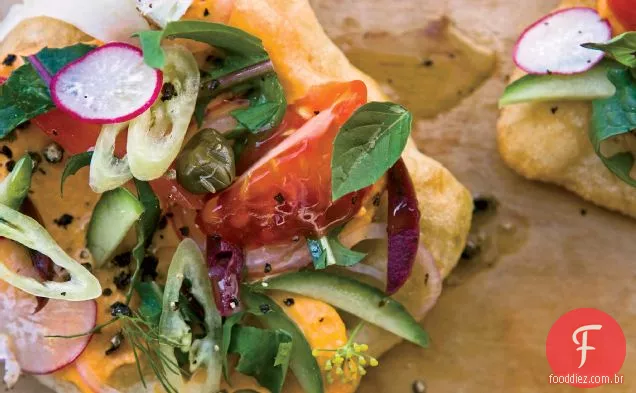 Sanduíches De Salada Grega