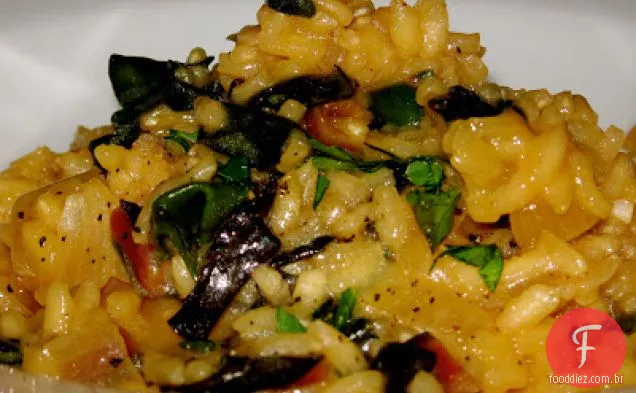 Risoto Com Nozes E Verduras De Inverno
