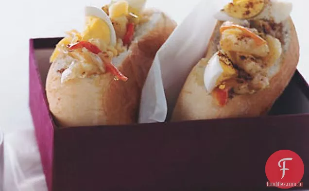 Sanduíches de batata e ovo ao estilo Marroquino