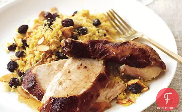 Frango Assado Ao Estilo Marroquino