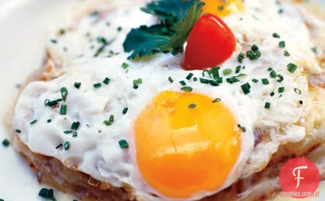 Rösti com ovos fritos