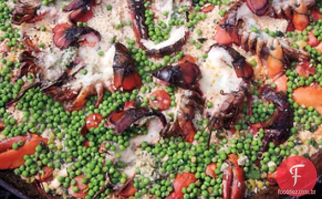 Lagosta Grelhada Paella