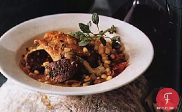 Chicken and Sausage Maque Choux