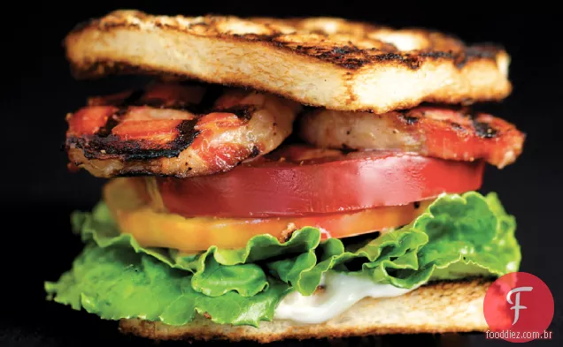 Barriga de cordeiro BLT