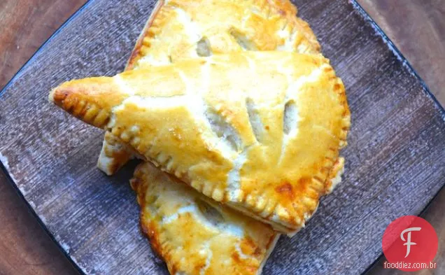 Tortas de mão de maçã e pêra
