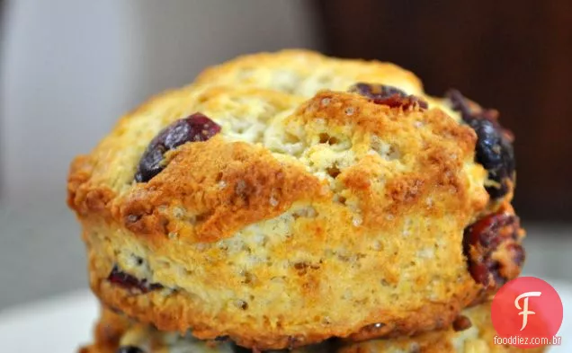 Biscoitos Laranja Cranberry