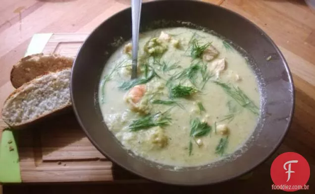 Omega-3 Sopa Cremosa De Alho-Poró