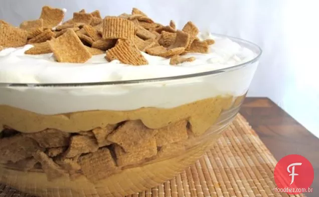 Abóbora temperada e bagatela de cereais Golden Grahams® 