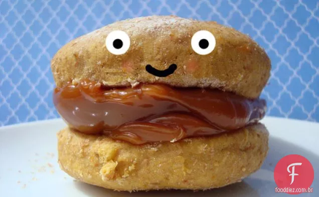 Dulce De Leche Pumpkin Sandwich Cookies