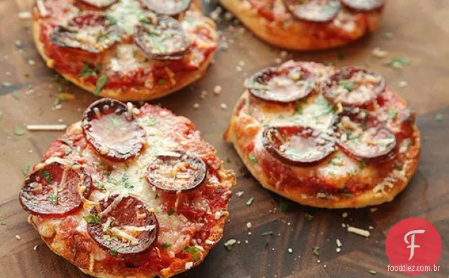 A Melhor Pizza De Pepperoni De Muffin Inglês