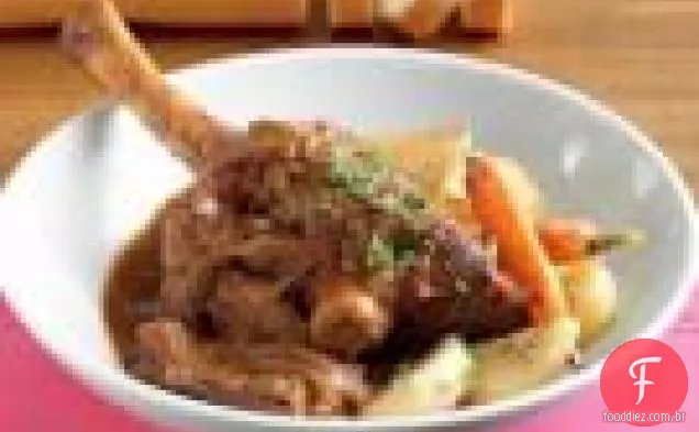 Stout-Braised Cordeiro Shanks