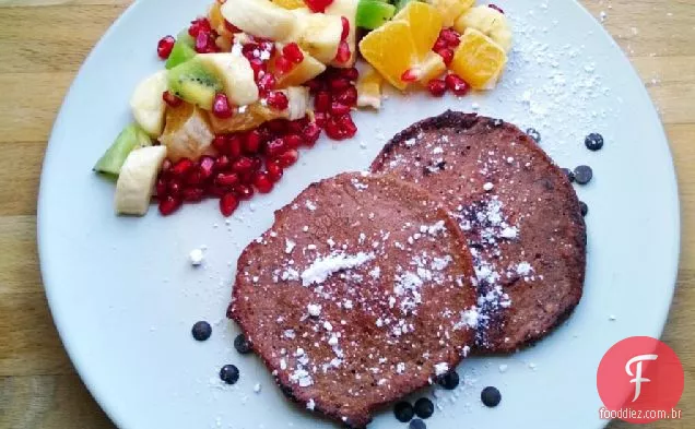 Panquecas De Proteína De Cacau