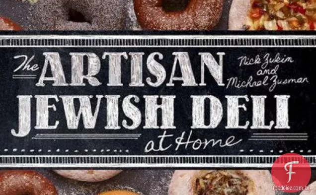 Cebolas vermelhas em conserva do ' The Artisan Jewish Deli em casa