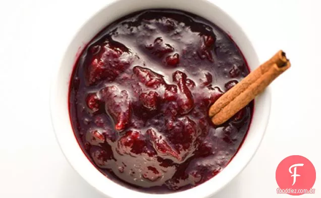 Molho De Cranberry De Vinho Tinto Temperado