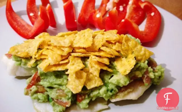 Filetes De Peixe Guacamole Com Coroa Crocante