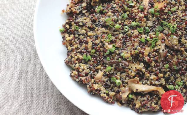 Receita De Quinotto De Cogumelo Selvagem