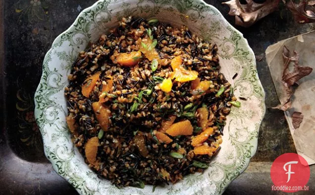 Arroz selvagem, Farro e Salada De Tangerina