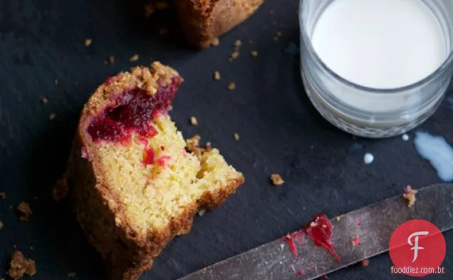Sobras De Bolo De Molho De Cranberry