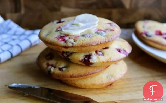 Cranberry-Bolos De Torradeira De Milho