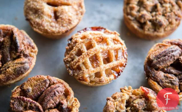 Apple Lattice Mini Pies