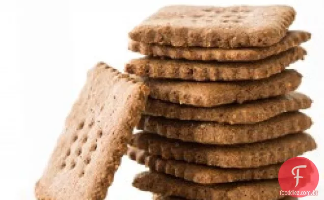 Biscoitos Graham veganos e sem glúten