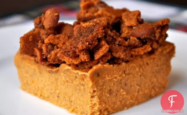 Creme de abóbora com Crumble de biscoito