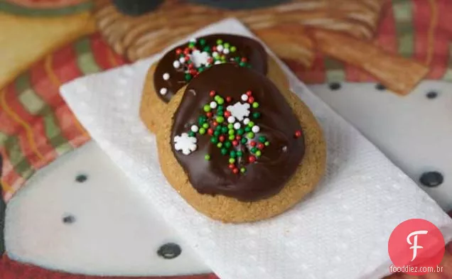 Biscoitos de manteiga de amendoim sem farinha com chicotes Jif