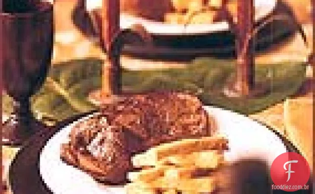 Bifes De Cordeiro Temperados