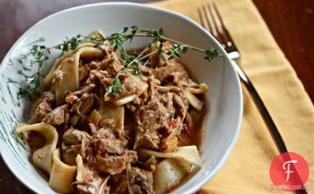Paprikash Porco Fogão Lento