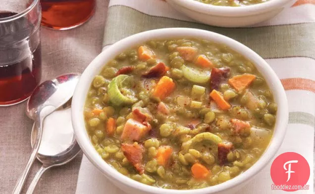 Sopa De Ervilha Dividida Com Presunto De ' Ilumine-Se, América!