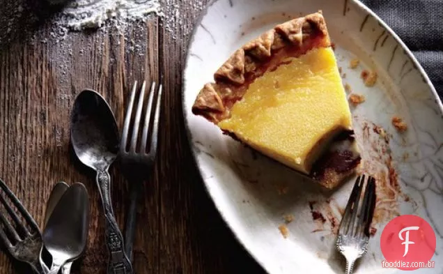 Quatro E Vinte Melros' Preto Inferior Torta De Limão