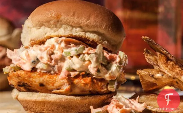 Grelhados Buffalo Chicken Sliders