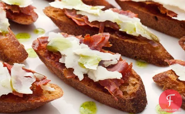 Presunto Serrano e Membrillo Crostini