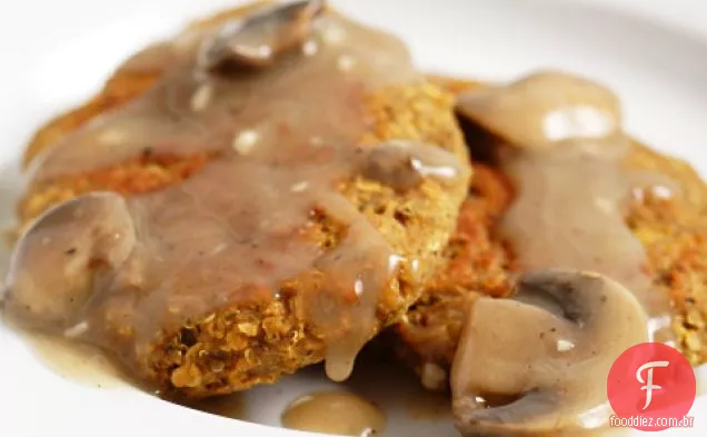 Costeletas de Quinoa e lentilha vermelha