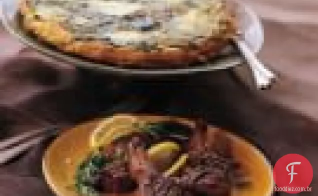 Costelas de cordeiro grelhadas (agnello a Scottadito)