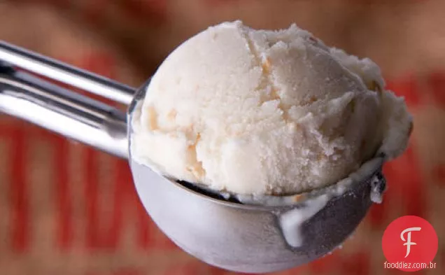 Sementes de gergelim torradas e Gelato de mel