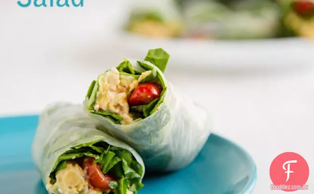 Salada De Grão De Bico De 3 Minutos