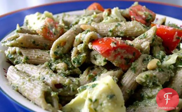 Salada Massa Pesto Alcachofra