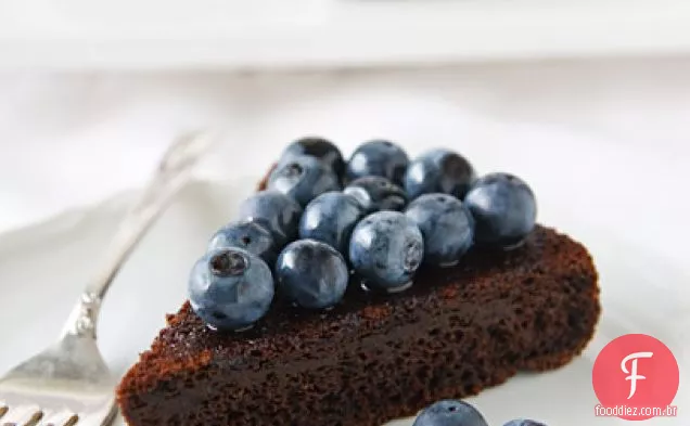 Bolo De Chocolate E Mirtilo