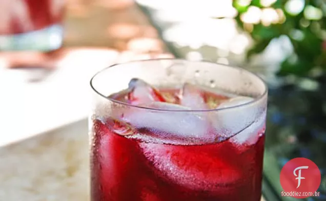 Hibiscus-Blueberry Cooler