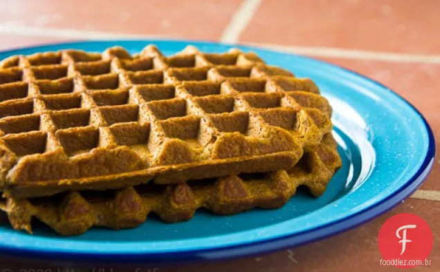 Waffles De Abóbora Sem Glúten