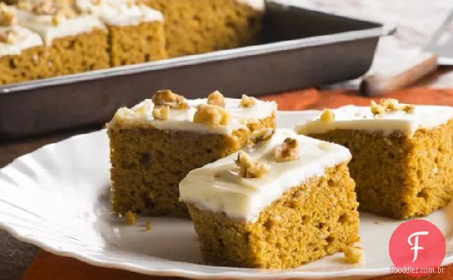 Colheita Abóbora-Spice Bars