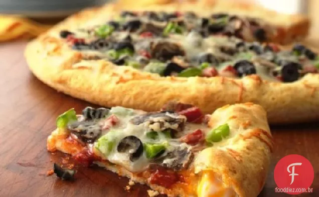 Pizza De Pepperoni Recheada