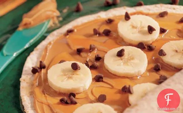 Manteiga de amendoim e banana Wraps
