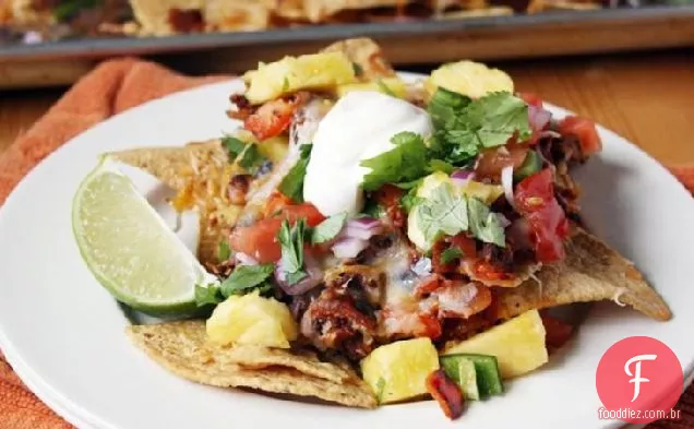 Chouriço-Abacaxi Nachos